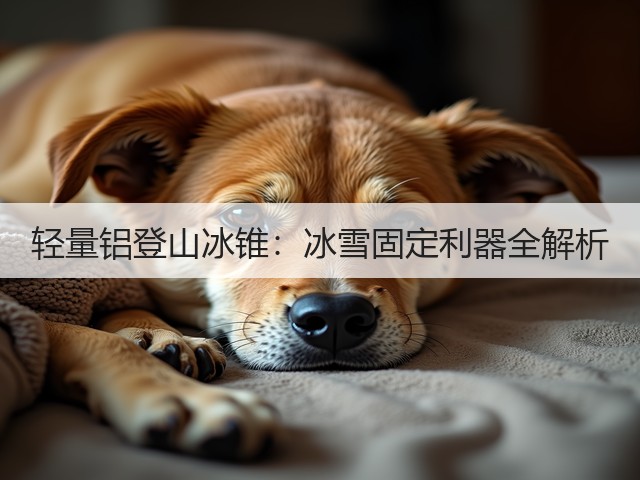 轻量铝登山冰锥：冰雪固定利器全解析(图1)