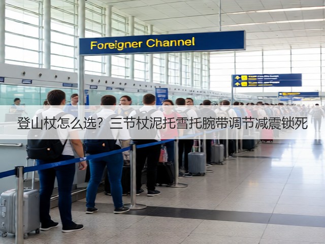 登山杖怎么选？三节杖泥托雪托腕带调节减震锁死(图1)