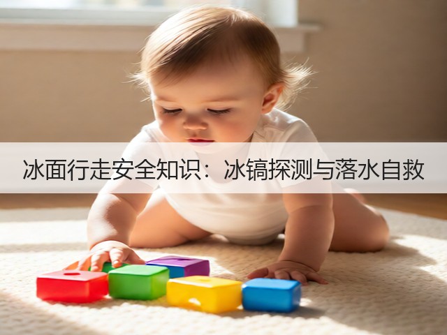 冰面行走安全知识：冰镐探测与落水自救(图1)