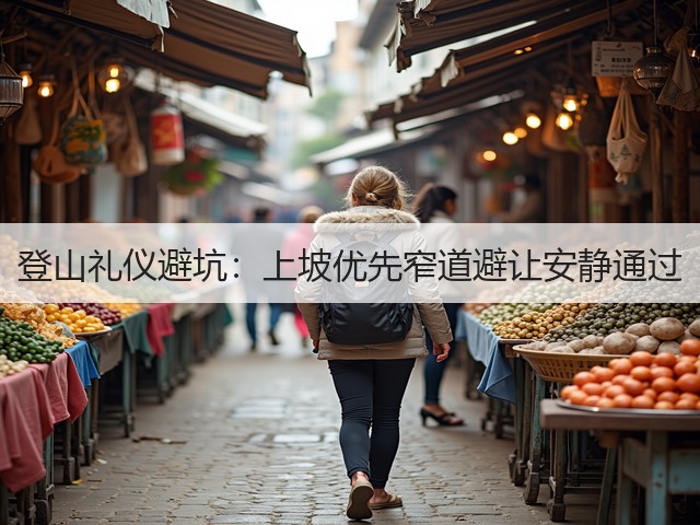登山礼仪避坑：上坡优先窄道避让安静通过(图2)