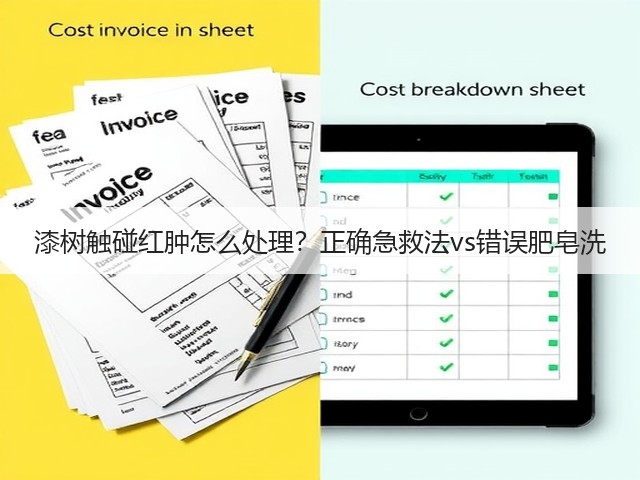 漆树触碰红肿怎么处理？正确急救法vs错误肥皂洗(图2)