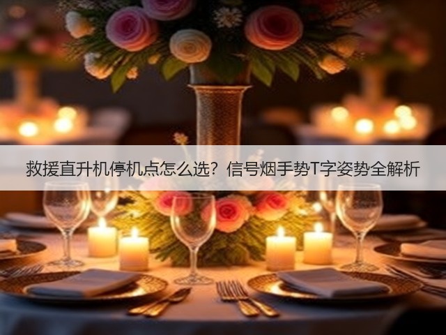 救援直升机停机点怎么选？信号烟手势T字姿势全解析(图2)