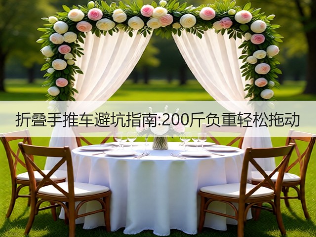 折叠手推车避坑指南:200斤负重轻松拖动(图2)