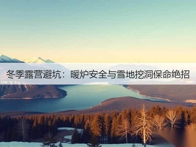 冬季露营避坑：暖炉安全与雪地挖洞保命绝招(图1)
