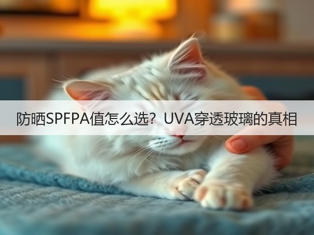 防晒SPFPA值怎么选？UVA穿透玻璃的真相(图1)
