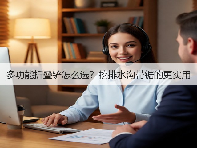 多功能折叠铲怎么选？挖排水沟带锯的更实用(图2)
