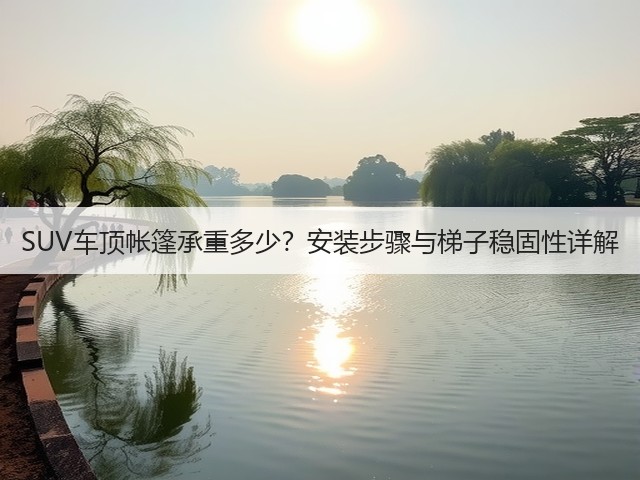 SUV车顶帐篷承重多少？安装步骤与梯子稳固性详解(图3)