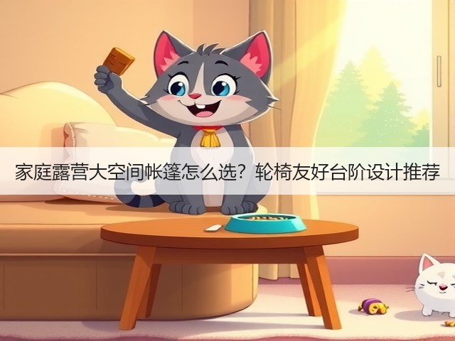 家庭露营大空间帐篷怎么选？轮椅友好台阶设计推荐(图2)