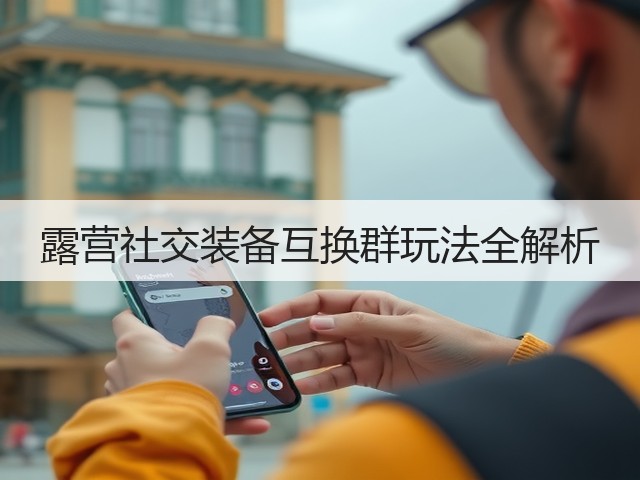 露营社交装备互换群玩法全解析(图1)
