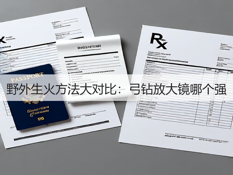 野外生火方法大对比：弓钻放大镜哪个强