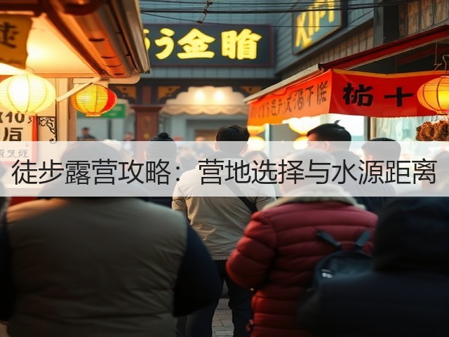 徒步露营攻略：营地选择与水源距离(图3)
