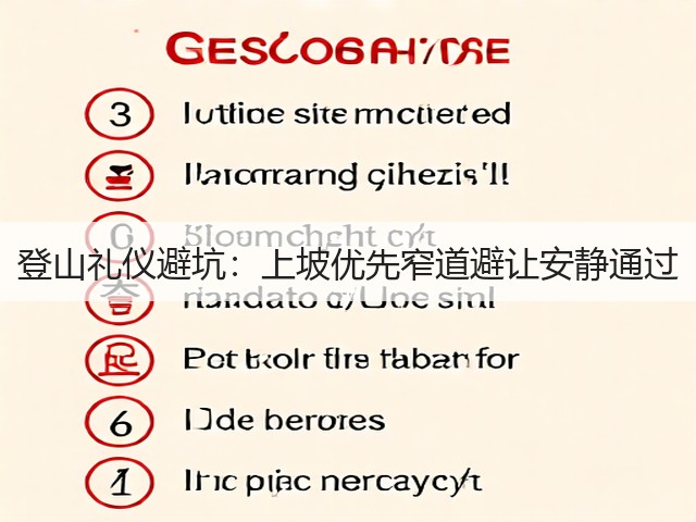 登山礼仪避坑：上坡优先窄道避让安静通过(图3)