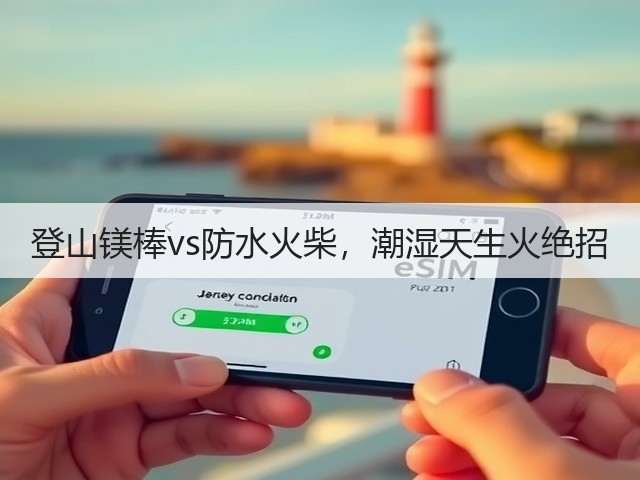 登山镁棒vs防水火柴，潮湿天生火绝招(图2)