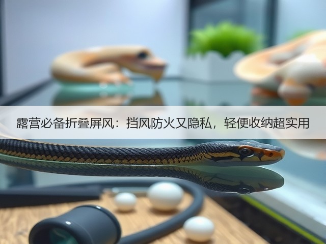 露营必备折叠屏风：挡风防火又隐私，轻便收纳超实用(图1)