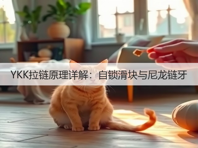 YKK拉链原理详解：自锁滑块与尼龙链牙(图2)