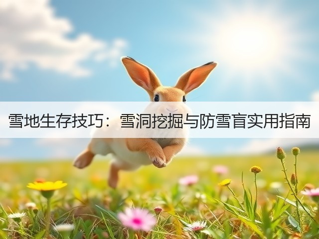 雪地生存技巧：雪洞挖掘与防雪盲实用指南(图1)