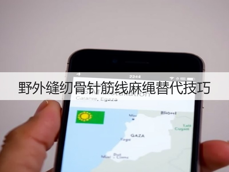野外缝纫骨针筋线麻绳替代技巧