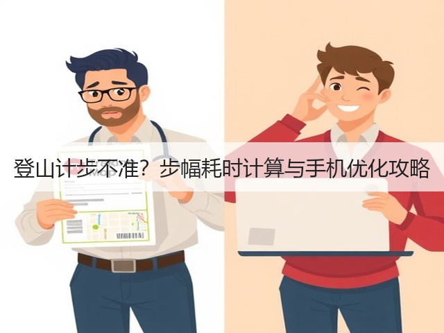 登山计步不准？步幅耗时计算与手机优化攻略(图3)