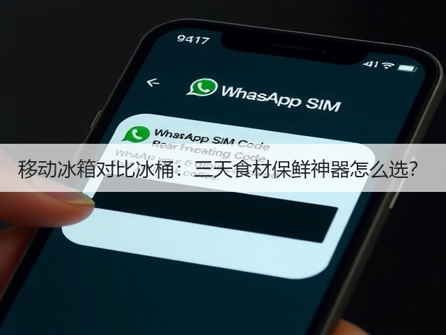 移动冰箱对比冰桶：三天食材保鲜神器怎么选？(图1)