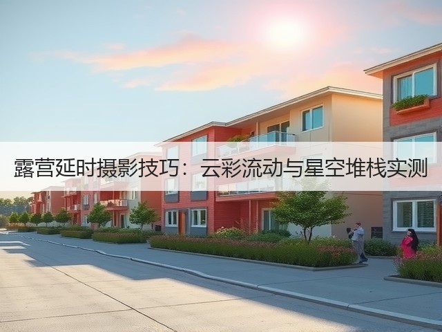 露营延时摄影技巧：云彩流动与星空堆栈实测(图3)