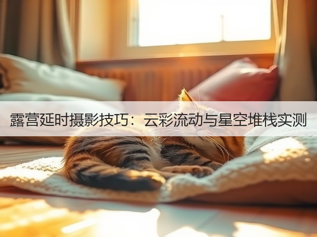 露营延时摄影技巧：云彩流动与星空堆栈实测(图1)