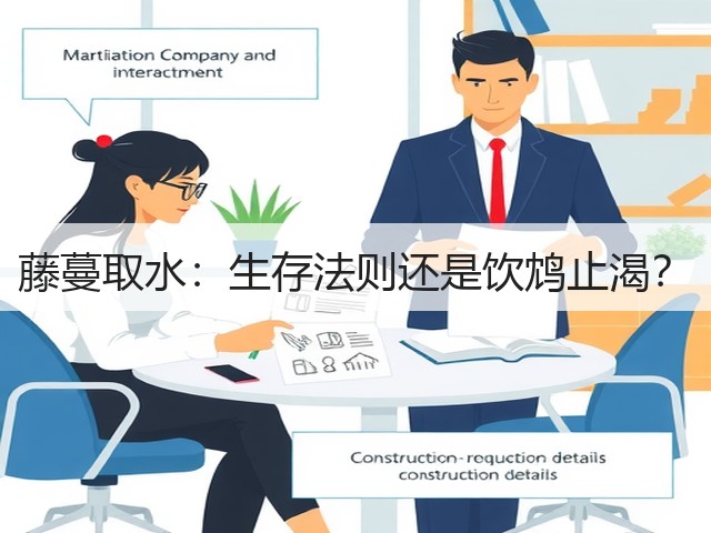 藤蔓取水：生存法则还是饮鸩止渴？(图1)