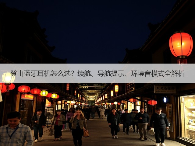 登山蓝牙耳机怎么选？续航、导航提示、环境音模式全解析(图3)