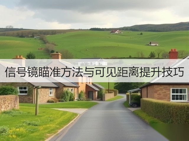 信号镜瞄准方法与可见距离提升技巧(图2)