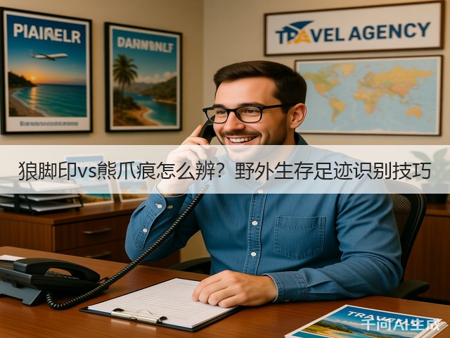 狼脚印vs熊爪痕怎么辨？野外生存足迹识别技巧(图1)