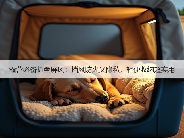 露营必备折叠屏风：挡风防火又隐私，轻便收纳超实用(图6)
