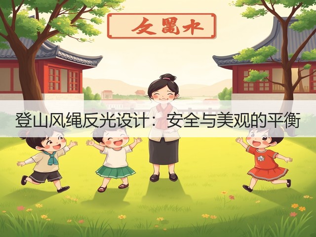 登山风绳反光设计：安全与美观的平衡(图2)