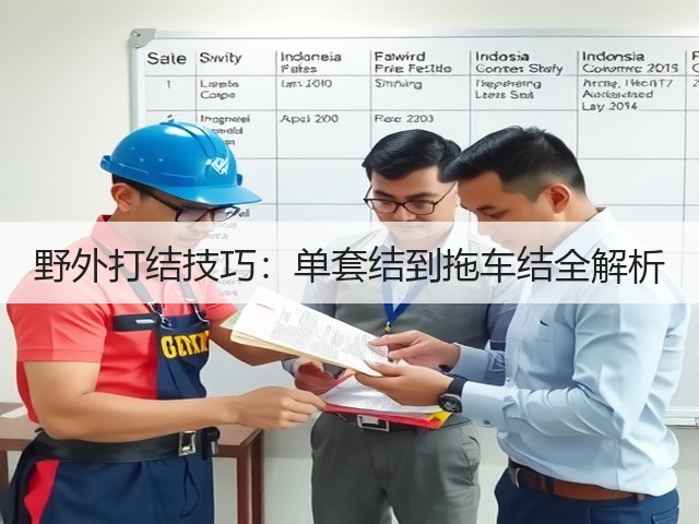 野外打结技巧：单套结到拖车结全解析(图3)