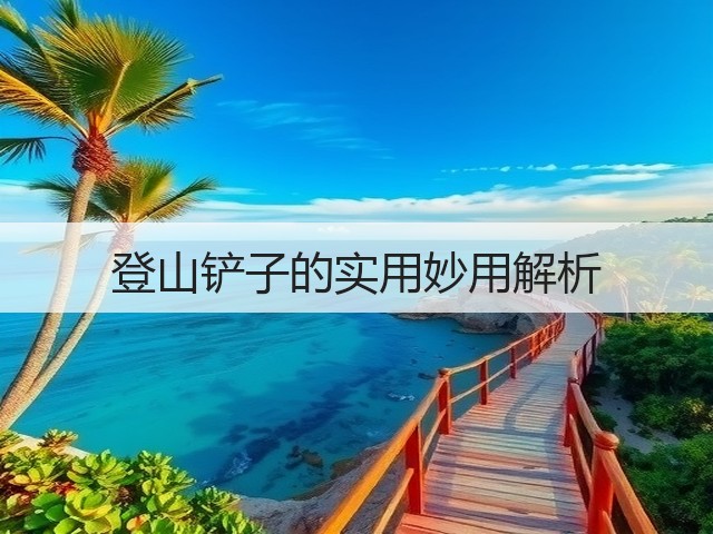 登山铲子的实用妙用解析(图2)