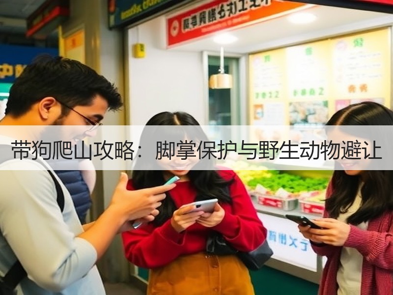 带狗爬山攻略：脚掌保护与野生动物避让