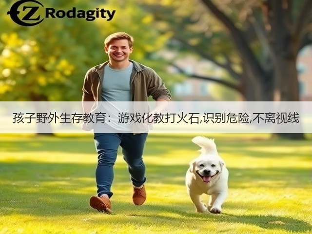 孩子野外生存教育：游戏化教打火石,识别危险,不离视线(图1)