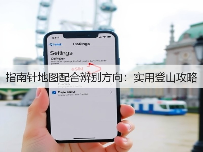 指南针地图配合辨别方向：实用登山攻略