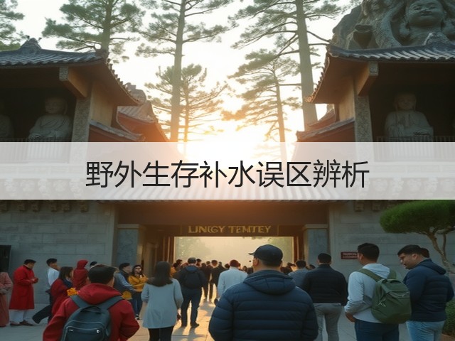 野外生存补水误区辨析(图3)