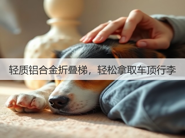 轻质铝合金折叠梯，轻松拿取车顶行李(图1)