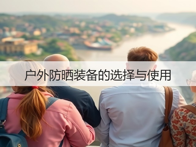 户外防晒装备的选择与使用(图3)
