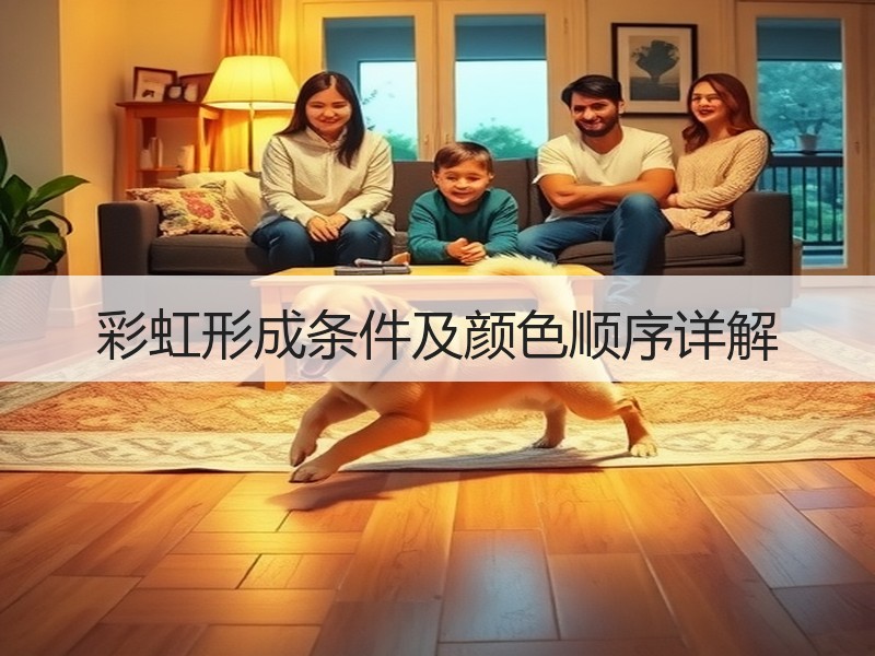彩虹形成条件及颜色顺序详解