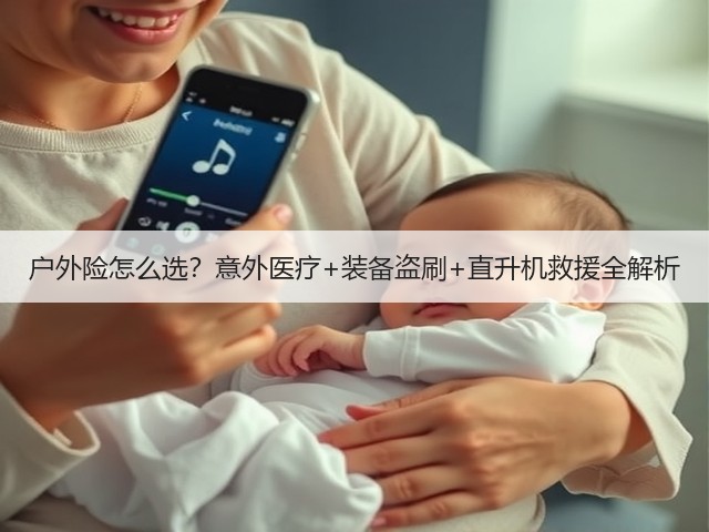 户外险怎么选？意外医疗+装备盗刷+直升机救援全解析(图6)