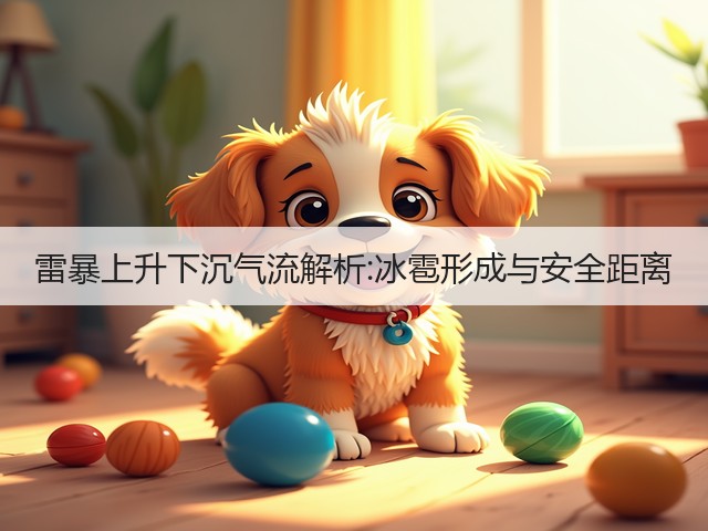 雷暴上升下沉气流解析:冰雹形成与安全距离(图1)