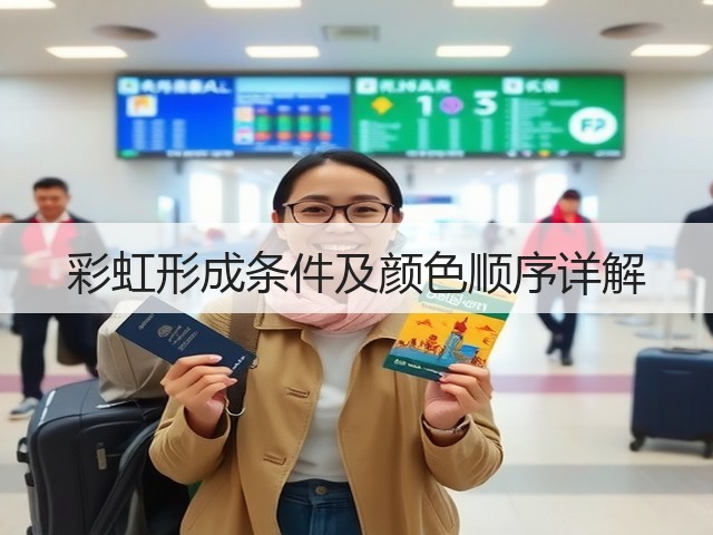 彩虹形成条件及颜色顺序详解(图1)