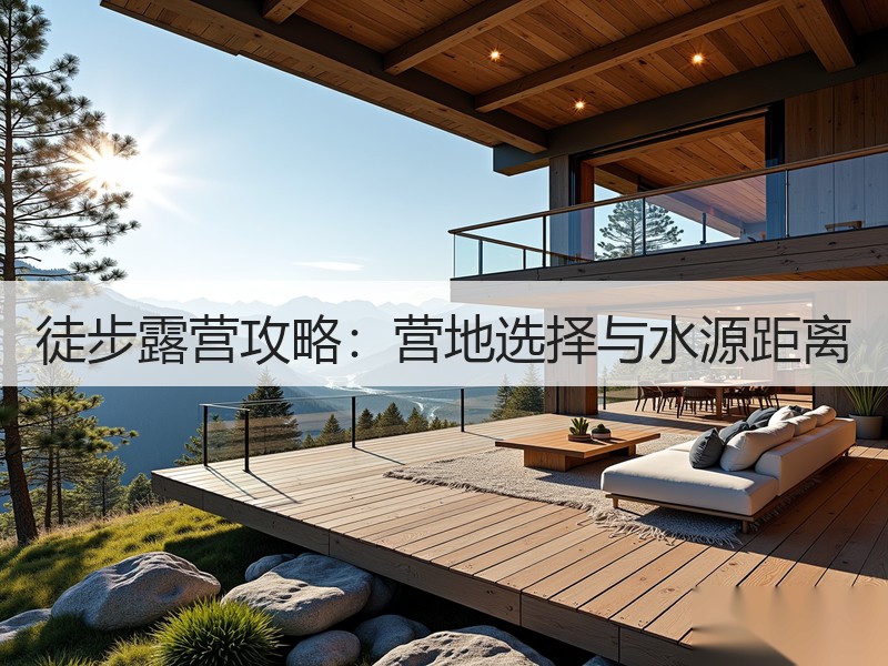 徒步露营攻略：营地选择与水源距离