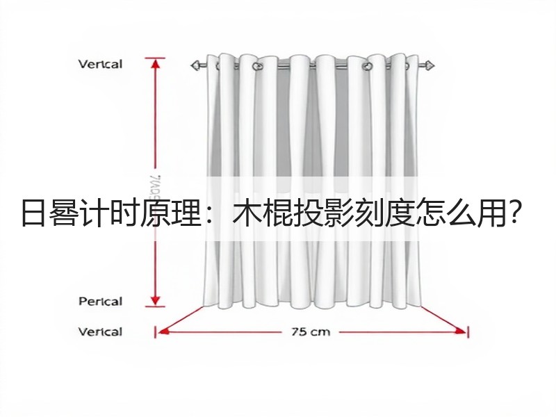 日晷计时原理：木棍投影刻度怎么用？