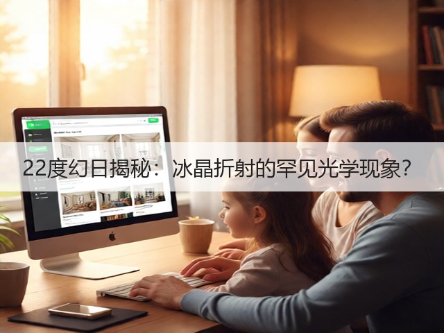 22度幻日揭秘：冰晶折射的罕见光学现象？(图1)