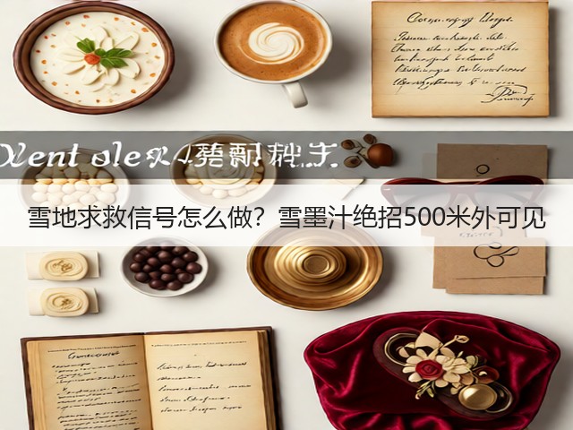 雪地求救信号怎么做？雪墨汁绝招500米外可见(图2)
