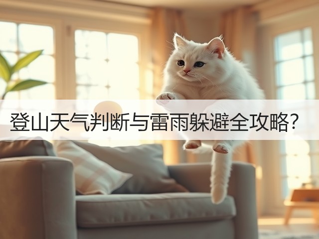 登山天气判断与雷雨躲避全攻略？(图1)