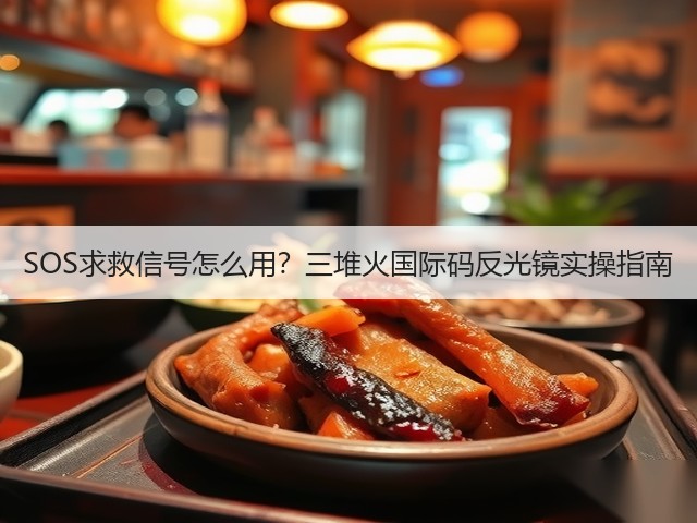 SOS求救信号怎么用？三堆火国际码反光镜实操指南(图2)