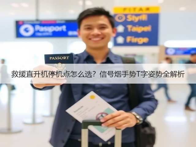 救援直升机停机点怎么选？信号烟手势T字姿势全解析(图3)